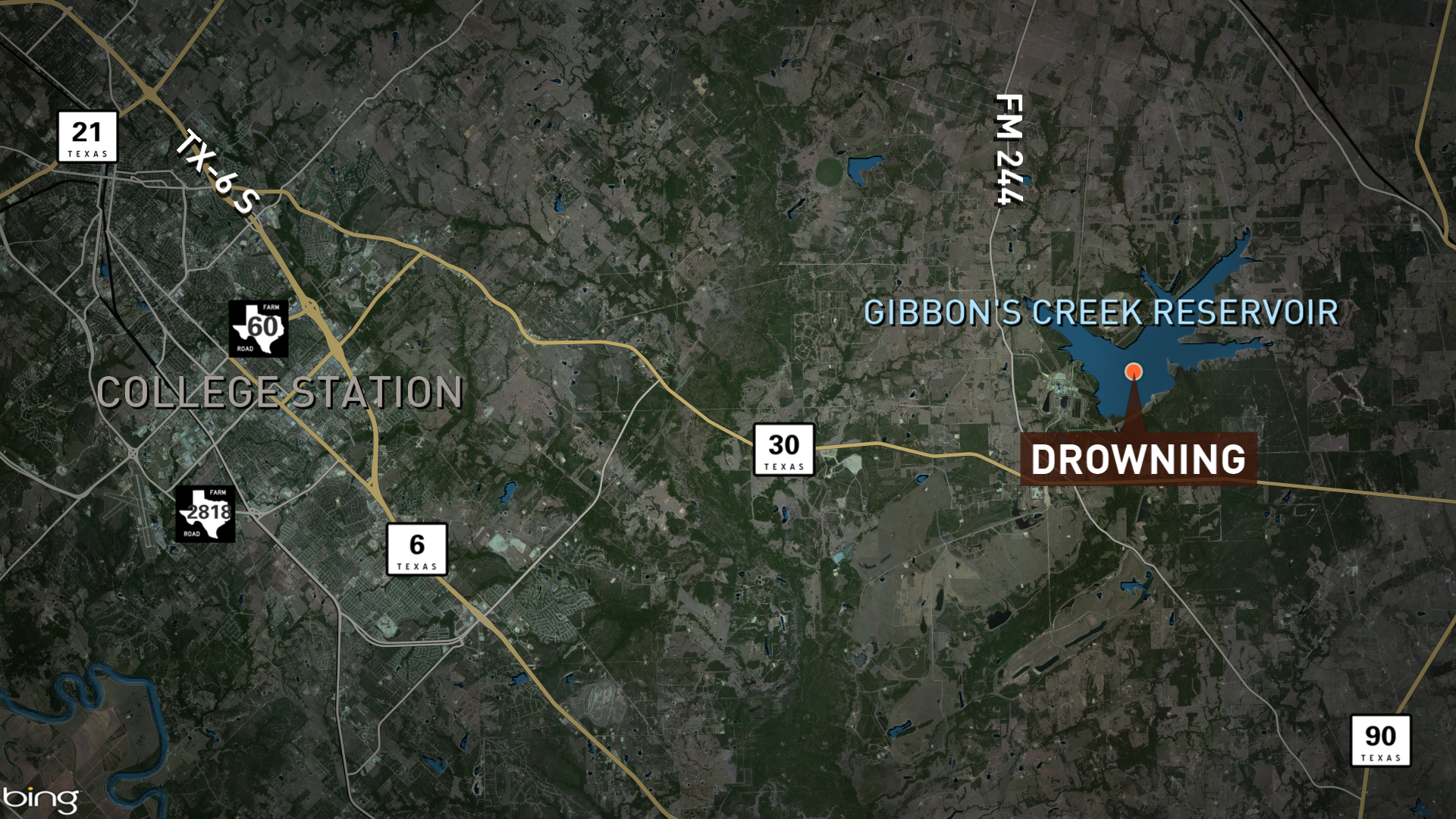 Man drowns at Gibbon's Creek Reservoir