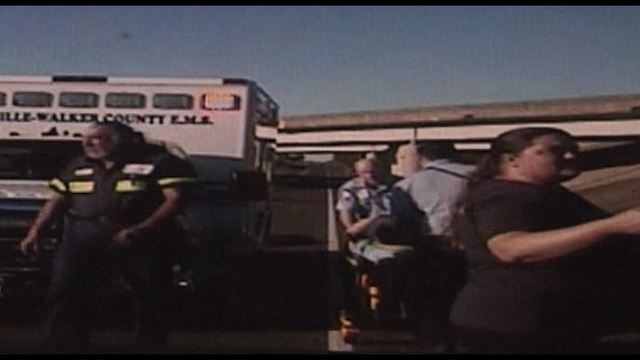 Dashcam shows aftermath
